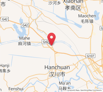Map of Liujiage, Hubei
