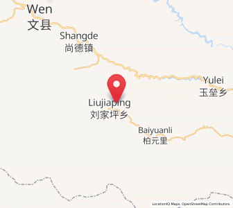 Map of Liujiaping, Gansu