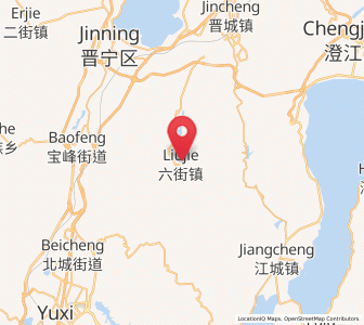 Map of Liujie, Yunnan