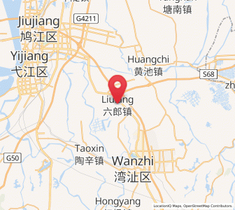 Map of Liulang, Anhui