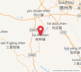 Map of Liulin, Hubei