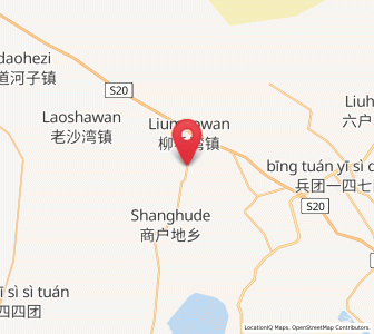Map of Liumaowan, Xinjiang