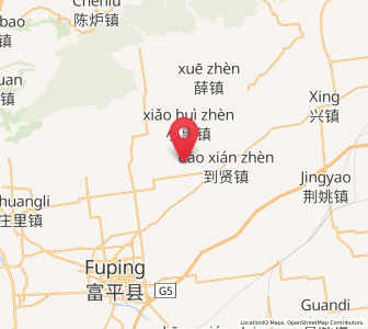 Map of Liuqu, Shaanxi