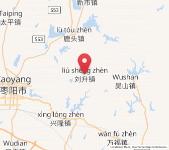 Map of Liusheng, Hubei