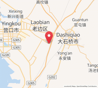 Map of Liushu, Liaoning