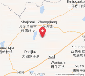 Map of Liushutun, Liaoning