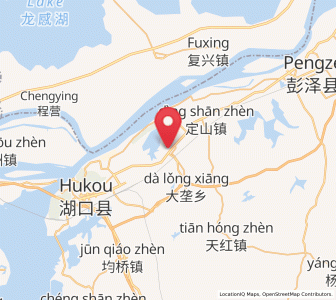 Map of Liusi, Jiangxi