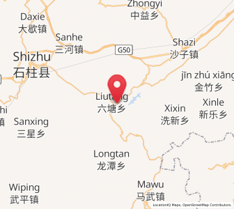 Map of Liutang, Chongqing