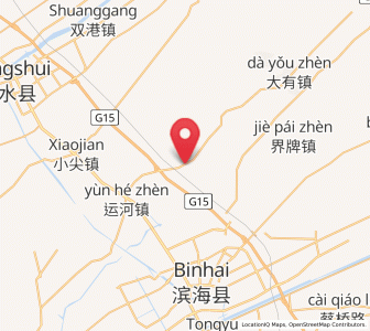 Map of Liutao, Jiangsu