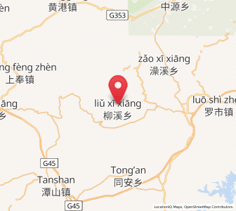 Map of Liutou, Jiangxi