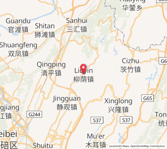 Map of Liuyin, Chongqing