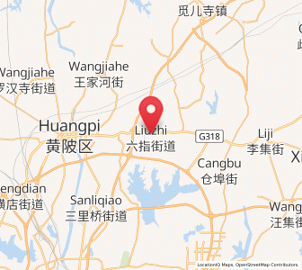 Map of Liuzhi, Hubei