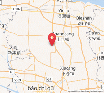 Map of Liuzikou, Tianjin