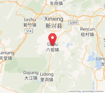 Map of Liuzu, Guangdong