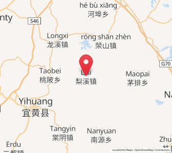 Map of Lixi, Jiangxi