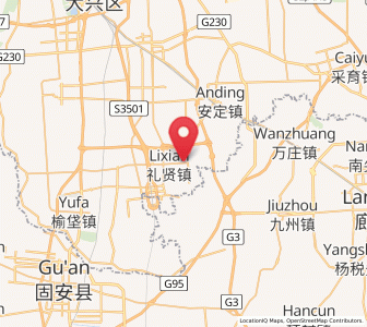 Map of Lixian, Beijing