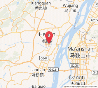 Map of Liyang, Anhui