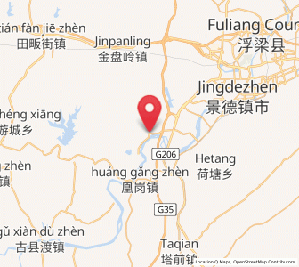 Map of Liyang, Jiangxi