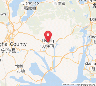 Map of Liyang, Zhejiang