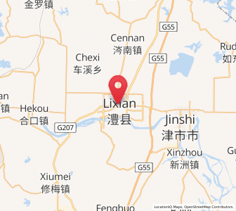 Map of Liyang, Hunan