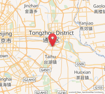 Map of Liyuan, Beijing