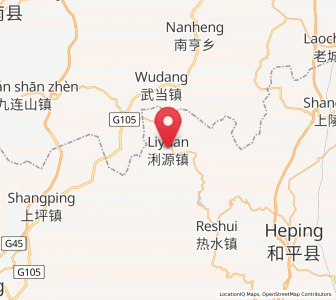 Map of Liyuan, Guangdong