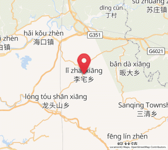 Map of Lizhai, Jiangxi