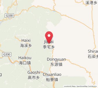 Map of Lizhai, Zhejiang