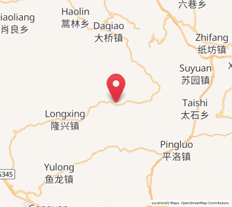 Map of Longba, Gansu