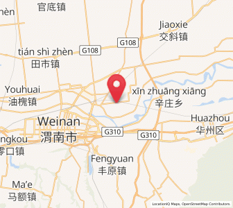 Map of Longbei, Shaanxi