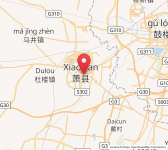 Map of Longcheng, Anhui