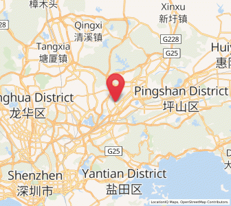 Map of Longcheng, Guangdong
