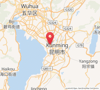 Map of Longcheng, Yunnan