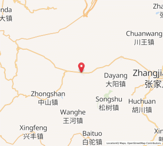 Map of Longcheng, Gansu