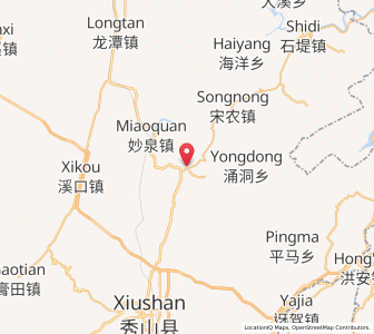 Map of Longchi, Chongqing