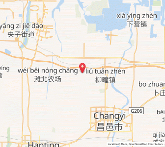 Map of Longchi, Shandong