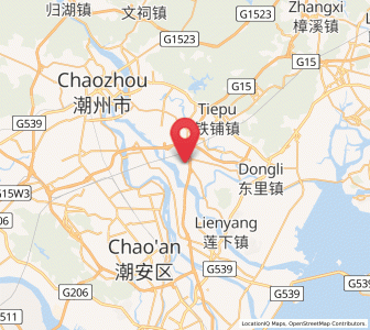Map of Longdu, Guangdong