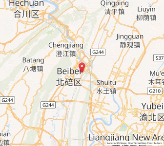 Map of Longfeng, Chongqing