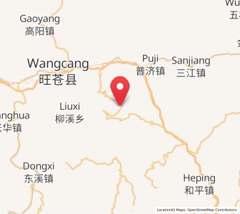Map of Longfeng, Sichuan