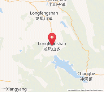 Map of Longfengshan, Heilongjiang