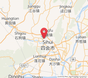Map of Longfu, Guangdong
