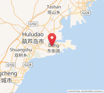 Map of Longgang, Liaoning