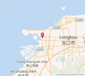 Map of Longgang, Shandong