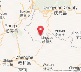 Map of Longgong, Zhejiang
