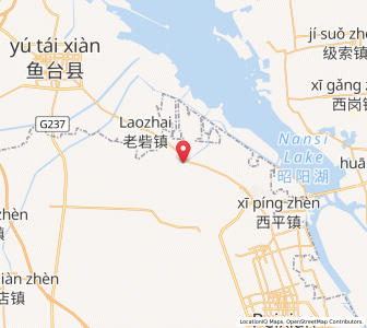Map of Longgu, Jiangsu