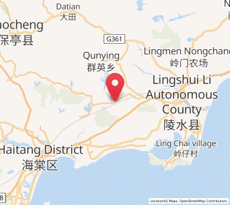 Map of Longguang, Hainan