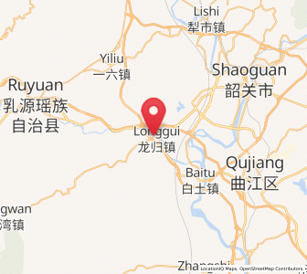 Map of Longgui, Guangdong