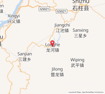 Map of Longhe, Chongqing