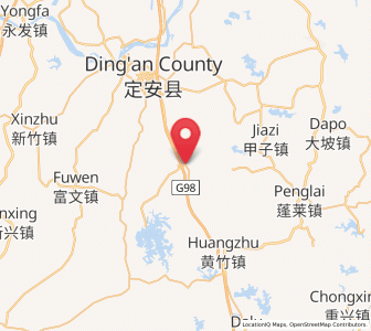 Map of Longhu, Hainan