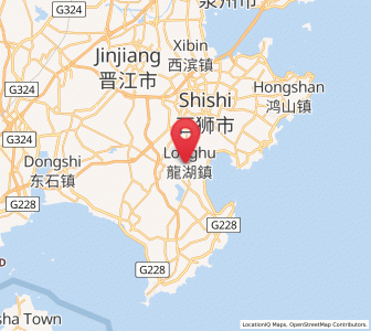 Map of Longhu, Fujian